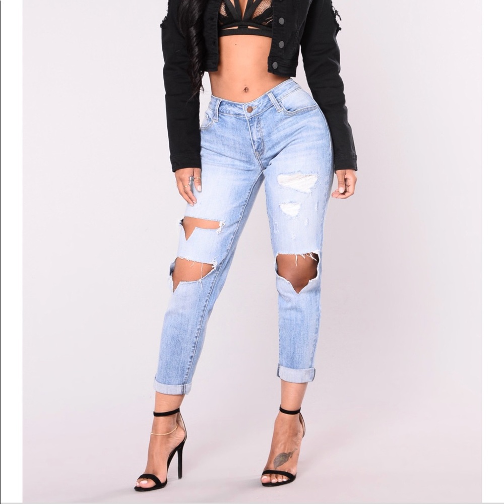 Fashion Nova Boyfriend Jeans